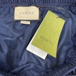 Gucci Shiny jersey short with Web 655341