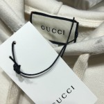 Gucci 'think/thank' print hooded sweatshirt