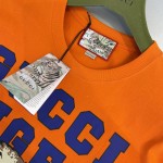 Gucci Tiger cotton T-shirt Orange