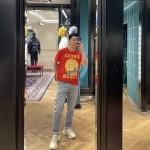 Gucci Tiger cotton T-shirt Red