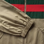 Gucci web stripe cotton jacket mens