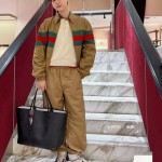 Gucci web stripe cotton jacket mens