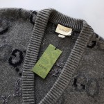 Gucci Wool cardigan with GG intarsia ‎770507