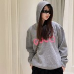 Gucci Wool hooded sweatshirt Grey ‎770169