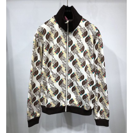 The North Face x Gucci Web print technical jersey jacket