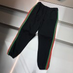 The North Face x Gucci Web print cotton jogging bottoms