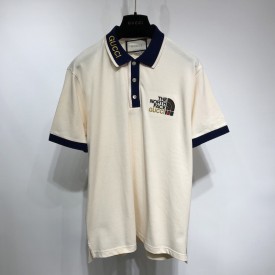 The North Face x Gucci Jersey Polo White