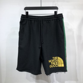 The North Face x Gucci Web Print Cotton Short Black