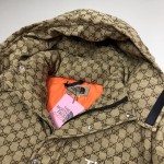 Gucci x The North Face Print Jacket Beige