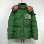 Gucci x The North Face Print Jacket Green