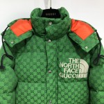 Gucci x The North Face Print Jacket Green