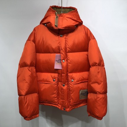 Gucci x The North Face Coat Jacket Orange