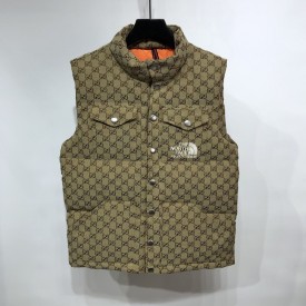 Replica gucci x north face vest