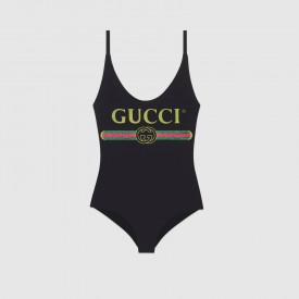 Replica Gucci logo swimsuit