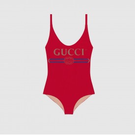 Replica Gucci logo swimsuit