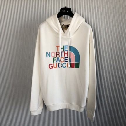 The North Face x Gucci cotton hoodies White