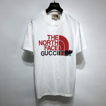 The North Face x Gucci T shirt  / Black Cat White