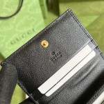 Gucci GG card case wallet ‎676150 Black