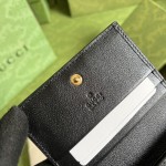 Gucci GG card case wallet ‎676150 White/Black