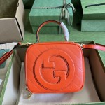 Gucci Blondie top handle bag Orange ‎744434