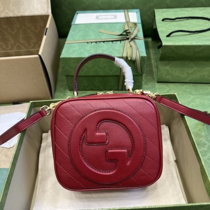 Gucci Blondie top handle bag Red ‎744434