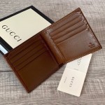 Gucci 'Fake/Not' print billfold wallet ‎636166