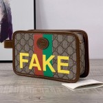 Gucci 'Fake/Not' print belt bag ‎602695