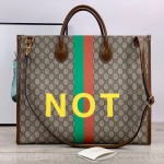 Gucci 'Fake/Not' print large tote bag ‎630353