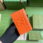 Gucci Jumbo GG card case Orange ‎739478