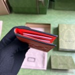 Gucci Jumbo GG card case Orange ‎739478