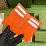 Gucci Jumbo GG card case Orange ‎739478