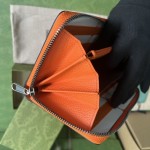 Gucci Jumbo GG continental wallet Orange ‎739484