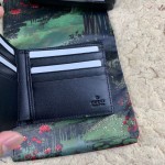 Gucci Kingsnake print GG Supreme wallet Black