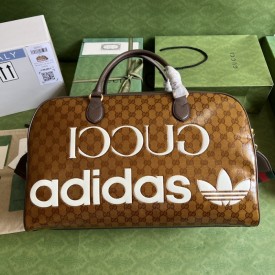 adidas x Gucci Large duffle bag 702422 Brown