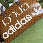 adidas x Gucci Large duffle bag 702422 Brown