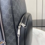 Gucci Medium GG backpack with tag Black 795462