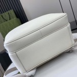 Gucci Medium GG backpack with tag White ‎795462