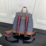 Gucci Backpack with Interlocking G ‎674147 Denim