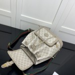 Gucci Backpack with Interlocking G ‎674147 Beige