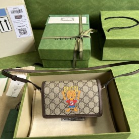 Gucci cat print mini bag ‎700733