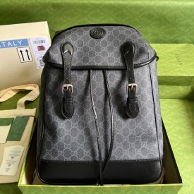 Gucci Medium backpack with Interlocking G ‎696013 Black