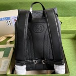 Gucci Medium backpack with Interlocking G ‎696013 Black