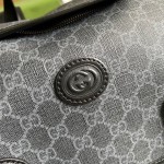 Gucci Medium backpack with Interlocking G ‎696013 Black