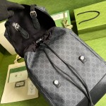 Gucci Medium backpack with Interlocking G ‎696013 Black