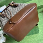 Gucci Medium backpack with Interlocking G ‎696013 Brown