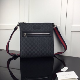 Replica Gucci GG Black messenger Bag