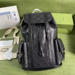 Gucci GG embossed backpack black 625770