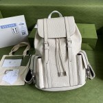 Gucci GG embossed backpack White 625770