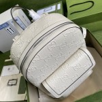 Gucci GG embossed backpack white 658579