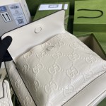 Gucci GG embossed backpack white 658579